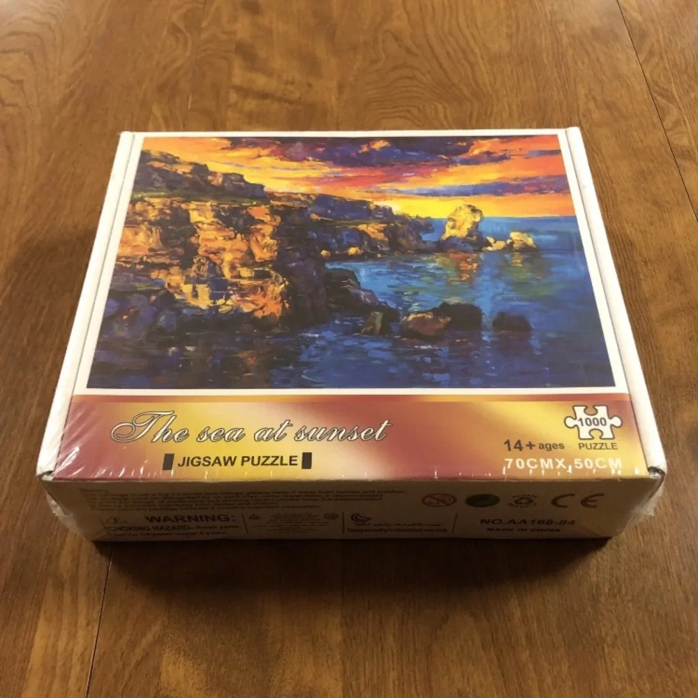 The Sea at Sunset Jigsaw Puzzle 1000 pieces